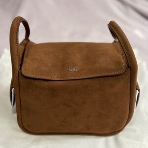 House of Little Bunny Treasure De Reve Size 22 Suede Brown Flap Bag